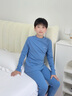 巴拉巴拉balaOne男童內(nèi)衣套裝兒童2件套新款童裝2025秋冬舒絨保暖 灰藍(lán)80235 150 曬單實拍圖