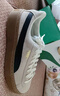 彪馬（PUMA）【厚底鞋】增高小白鞋松糕鞋女子休閑板鞋PLATFORM363559 杏仁糖色-深綠色-金色-13 37.5 曬單實(shí)拍圖