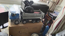 子梵公交車模型遙控魔豆114遙控6X6自卸卡車RC工程模型車賓兒童電動車 E012全金屬低平板半掛車 曬單實拍圖