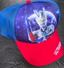 ULTRAMAN兒童帽子男孩春夏薄太陽帽鴨舌帽網(wǎng)眼棒球帽60004藍紅 54 曬單實拍圖