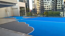 戶外幼兒園epdm彩色橡膠塑膠顆粒地面兒童樂園地膠地墊材料施工 5mm EPDM樣品 曬單實拍圖
