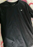 京東京造夏季男士跑步系列運動短袖男暴汗速干呼吸T恤  黑色 曬單實拍圖
