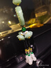 迪加倫 出入平安貔貅汽車(chē)掛件車(chē)內(nèi)飾品后視鏡掛飾創(chuàng)意男士女款平安符福字綠玉石琉璃吊墜【禮盒裝】 曬單實(shí)拍圖