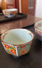 美濃燒日本進(jìn)口茶杯輕奢宮廷風(fēng)古伊萬里陶瓷功夫茶具主人杯一對禮盒裝 曬單實拍圖