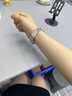 方哲品牌原裝適用蘋果watch S10手表帶S9可愛小香風(fēng)鉆殼KT貓ins風(fēng)表鏈 ins【鏈條拼皮】KT貓-米白 適用iwatch S10【42MM表盤】 曬單實拍圖