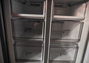 美的（Midea）慧鮮480升雙變頻一級(jí)能效十字四開(kāi)門(mén)雙開(kāi)對(duì)開(kāi)門(mén)超薄家用471姐妹款電冰箱風(fēng)冷大容量國(guó)家補(bǔ)貼20% BCD-480WSPZM(E) 曬單實(shí)拍圖