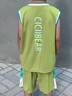 齊齊熊（ciciibear）[速干涼感]寶寶套裝夏季兒童籃球速干運動(dòng)背心2025新款童裝 青檸綠 - 安全A類(lèi) 買(mǎi)2套送襪子 120 曬單實(shí)拍圖