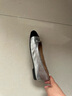 拔佳（Bata）淺口單鞋女秋季新款小香風(fēng)百搭軟底舒適通勤單鞋ART28CQ4 銀/黑 36 曬單實(shí)拍圖