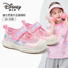 迪士尼童鞋女童夏季網(wǎng)面網(wǎng)鞋公主戶外學生板鞋運動鞋DST1202 粉色 32  曬單實拍圖
