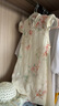 La Chapelle拉夏貝爾女童連衣裙夏季新款新中式杏色繡花裙子小女孩國(guó)風(fēng)旗袍裙 旗袍裙 160 建議身高151-160cm 曬單實(shí)拍圖