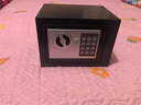 焊斧保險柜家用小型迷你入墻投幣式保險箱多功能全鋼存錢(qián)罐電子密碼保管箱兒童儲蓄罐17E/17cm 17E-尊貴黑 投幣款 曬單實(shí)拍圖