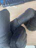 朗琦威尊秋冬騎行皮手套男觸屏加絨保暖耐磨休閑加厚騎車戶外男女士棉手套 黑色大七加絨 曬單實(shí)拍圖