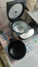 美的（Midea）電飯煲5L家用黑瓷鼎釜內(nèi)膽可拆洗上蓋板24H智能預(yù)約香甜柴火飯煮小米粥微壓電飯鍋 AFB5027R 曬單實(shí)拍圖