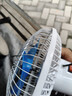 軍瑞盾適用電動車風扇電瓶三輪車小電扇12v60v72伏封閉車擺攤夜市電風扇 (8英寸)-60V夾子底座品字頭 曬單實拍圖