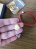 綠儂珠寶 蜜蠟小滴流吊墜花珀愛心五角星葫蘆小熊掛墜手串手鏈diy配飾 蜜蠟-彌勒佛款 曬單實拍圖