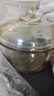 格娜斯雙耳耐熱玻璃碗帶蓋微波爐碗湯碗大號(hào)面碗沙拉碗餐具琥珀煲2.5L 曬單實(shí)拍圖