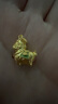 世紀(jì)緣珠寶古法黃金吊墜女999足金三花萌馬琺瑯點(diǎn)睛吊墜送女友禮物 3.96g三花萌馬吊墜【綠】【贈(zèng)金色925銀鏈】 曬單實(shí)拍圖