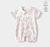 嬰兒連體衣a類(lèi)純棉女寶寶衣服公主風(fēng)無(wú)骨嬰幼兒長(cháng)袖哈衣爬服 花草集-春秋款 73cm （推薦體重13-17斤） 曬單實(shí)拍圖