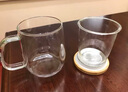 尚明耐熱玻璃泡茶杯茶水分離帶過濾花茶杯居家辦公帶蓋帶把個人綠茶杯 500ml 曬單實拍圖