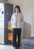 波司登2025新款沖鋒衣鵝絨服女短款三合一防風(fēng)防水保暖外套B250331302 米白/深棕褐|8011/7048|801L XS 155/80A 體重約100斤以內(nèi) 曬單實拍圖