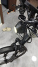 西騎者（WestBiking）自行車前燈碼表吊裝截止線防眩目無線遙控邁極炫同款山地車公路車 黑色車燈+鋁合金圓把支架+碼表 曬單實(shí)拍圖