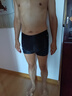 李寧（LI-NING）泳褲男士寬松游泳褲高檔溫泉平角泳衣單條123 黑色 L 曬單實拍圖