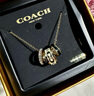 蔻馳（COACH）【新年禮物】奧萊女士項鏈高級感時(shí)尚百搭飾品禮物 經(jīng)典標志RONDELL項鏈 金色/白色 曬單實(shí)拍圖