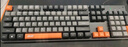 宏碁（acer）104電腦鍵盤機械手感舒適商務辦公 防塵防濺水usb接口 黑灰橙 曬單實拍圖