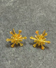 周六福（ZLF）  黃金耳環(huán)女款5G足金甜美小清新雪花耳墜耳釘 計價 1.36g 曬單實拍圖