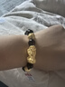 VARUS黃金手鏈男女款貔貅3d硬足金999皮丘手串招財(cái)轉(zhuǎn)運(yùn)珠貔恘純金手鐲 榮華富貴約4.7g貔貅+1守護(hù)+2金珠 曬單實(shí)拍圖