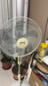 普湃（PURPAVWINNER）電風扇葉片風葉子通用臺扇落地風扇壁掛扇配件扇葉片16寸5片葉400MM硬葉強風型透明黑AS 曬單實拍圖