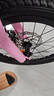 永久兒童自行車(chē)學(xué)生6-10-15歲以上中大童變速減震山地車(chē)賽車(chē)男女孩 輻條-櫻花粉【減震/碟剎/98%安裝 18寸單速 曬單實(shí)拍圖