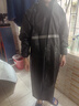 唯悠集雨衣一體式全身防暴雨套裝成人男士長(cháng)款風(fēng)衣式雨衣騎手電動(dòng)車(chē)雨披 黑色-2XL【身高171-175cm適用】 曬單實(shí)拍圖