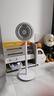美的（Midea）【暴風(fēng)循環(huán)】空氣循環(huán)扇大風(fēng)量搖頭電風(fēng)扇家用臺(tái)式落地扇輕音臥室節(jié)能小風(fēng)扇柔風(fēng)輕羽扇 FGA24TQ 曬單實(shí)拍圖