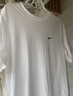 耐克（NIKE）男子運動T恤夏季簡約舒適純棉圓領(lǐng)運動服BV0508-100 白  L  曬單實拍圖