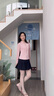 防曬衣女夏季2025新款冰絲修身薄款上衣防紫外線高級感運動外套 粉色 【防曬升級透氣款】 L 【推薦110-125斤 曬單實拍圖