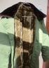 青藏熊 Q，ZANGBEAR軍大衣男加絨加厚老式長(cháng)款綠東北棉大衣冷庫防寒服保安勞保棉衣 加長(cháng)款115-金色絨-可脫卸內膽 均碼適合（120-200斤內） 曬單實(shí)拍圖