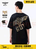 BOY LONDON【黑粉風(fēng)暴】短袖男女同款翅膀夏季黑色潮牌T恤N01911 黑印金N01911 經(jīng)典升級 L 曬單實拍圖