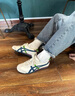 Onitsuka Tiger鬼塚虎經(jīng)典舒適復(fù)古MEXICO 66?男女款輕便百搭運(yùn)動(dòng)休閑鞋 米白色/藍(lán)色 36 曬單實(shí)拍圖