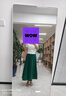 UR秋季新款女裝曠野美拉德褶皺修身套頭短袖T恤UWM440004 本白 S 曬單實(shí)拍圖