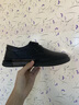 Jeep吉普男鞋夏季休閑皮鞋男新品軟底真牛皮英倫商務(wù)正裝鞋潮流休閑鞋 黑色【標(biāo)準(zhǔn)皮鞋碼】 41 曬單實(shí)拍圖