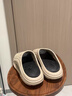 利達(dá)妮（TZLDN）椰子運(yùn)動(dòng)拖鞋男外穿厚底防滑防臭戶外沙灘情侶踩屎感男士拖鞋夏季 黑咖 【軟彈中墊可拆卸】 42-43 【標(biāo)準(zhǔn)碼】 曬單實(shí)拍圖