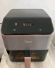 美的（Midea）AI烹飪空氣炸鍋 透明可視不用翻面 大容量智能觸控 空氣炸鍋烤箱一體機三合一5.3L KZC539J5 曬單實拍圖