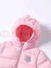 笛莎（DEESHA）童裝女童羽絨服2025秋冬新款兒童連帽保暖輕薄羽絨外套女寶寶小童 千禧粉 130 曬單實(shí)拍圖