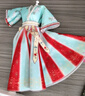 古歐（GUOU）兒童服裝設計玩具女孩diy手工國風(fēng)漢服時(shí)裝手提3-12禮盒生日禮物 曬單實(shí)拍圖