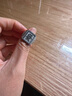 珍艾（zhenai）PT999鉑金戒指男款 鉆面刻花白金戒指發(fā)字福字男戒 珍艾 鉑金發(fā)字男戒 19.53克（活口） 曬單實拍圖