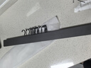 YWEEL廚房掛鉤 壁掛式排鉤免打孔廚房多功能置物架 槍灰60cm 曬單實(shí)拍圖