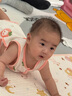 愛(ài)貝迪拉嬰兒背心男女童夏季薄款寶寶琵琶衣新生兒純棉無(wú)袖透氣連體吊帶衫 【7A抗菌】貝麗莓兔 73cm 曬單實(shí)拍圖