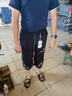 奧軒爵 七分褲男夏季新款休閑工裝短褲男士中國風(fēng)國潮高端男褲沙灘褲子 709黑色 L 建議100-120斤 曬單實(shí)拍圖