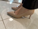 73Hours劉亦菲熱巴同款女鞋Brittany職業(yè)高跟鞋婚鞋淺口單鞋女軟底舒適 曬單實(shí)拍圖